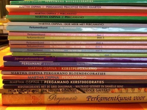 Verschillende boeken over perkament tekenen of Pergamano, Boeken, Hobby en Vrije tijd, Zo goed als nieuw, Tekenen en Schilderen
