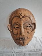 Masque Tchokwé en bois d’Angola. 25cm, Antiquités & Art