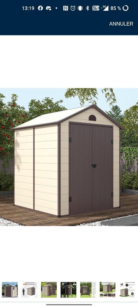 Abris de jardin pvc toujours dans les boîtes jamais déballé, Tuin en Terras, Tuinhuizen, Nieuw, Ophalen