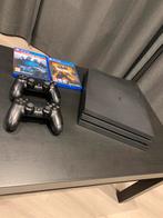 PlayStation 4 Pro 1TB, Games en Spelcomputers, Ophalen, Met games, Met 2 controllers, Zo goed als nieuw