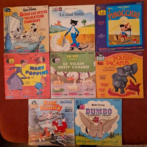 Walt Disney, vinylplaten van 45 toeren per minuut van 15 pon, Cd's en Dvd's, Vinyl | Kinderen en Jeugd, Gebruikt, Ophalen of Verzenden