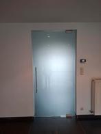 Matte glazen deur, Doe-het-zelf en Bouw, Deuren en Vliegenramen, Ophalen, Gebruikt