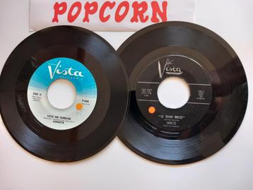 ANNETTE. OLDIES POP-CORN 2 X 45 T, CD & DVD, Enlèvement ou Envoi, Comme neuf, Pop