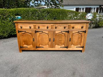 Buffet en chene massif, 200 cm ou plus, Comme neuf, Enlèvement, Chêne