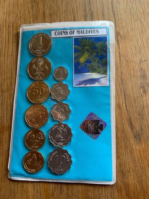 Malediven muntenverzameling 1990 - 1995 - 1996 - 2007, Verzamelen, Complete verzamelingen en Collecties, Verzenden