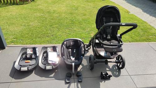 Cybex balios s kinderwagen met maxi cosi cybex aton5 + bases, Kinderen en Baby's, Kinderwagens en Combinaties, Zo goed als nieuw