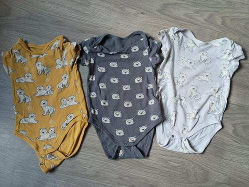 6 Rompers baby met korte mouw - maat 80, Kinderen en Baby's, Babykleding | Maat 80, Zo goed als nieuw, Jongetje of Meisje, Setje