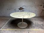 Vintage Knoll eettafel 137cm met Calacatta marmer, Huis en Inrichting, Tafels | Eettafels, Ophalen, Zo goed als nieuw, Vijf personen of meer