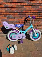 Kinderfiets Frozen, Fietsen en Brommers, Ophalen, Zo goed als nieuw, Zijwieltjes