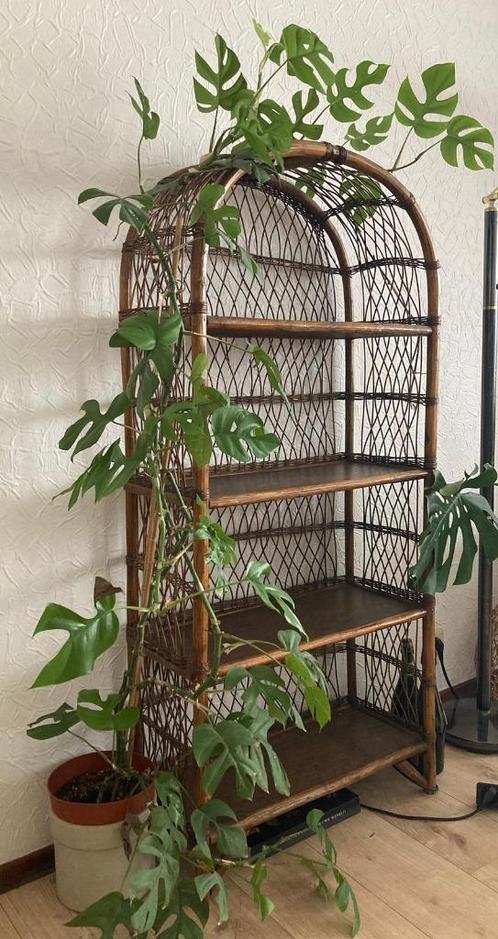Vintage Rotan Kast, Huis en Inrichting, Kasten | Ladekasten, Gebruikt, 100 tot 150 cm, 50 tot 100 cm, 25 tot 50 cm, 3 of 4 laden