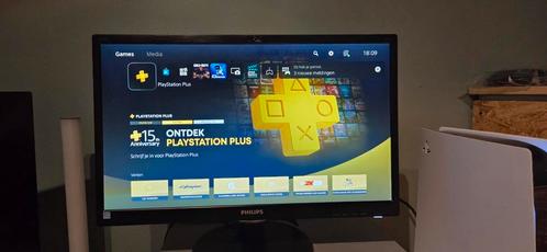Philips 22 inch led scherm, Computers en Software, Monitoren, Zo goed als nieuw, 60 Hz of minder, DVI, HDMI, Gaming, LED, HD, 1 tot 2 ms