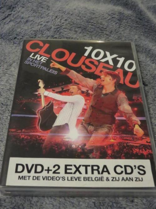 DVD + 2extra cd's : Clouseau 10x10 - Live in het Sportpaleis, CD & DVD, DVD | Musique & Concerts, Comme neuf, Musique et Concerts