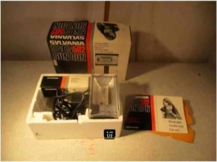 Lampe de studio avec pistolet solaire Sylvania SG 502, 1000W, TV, Hi-fi & Vidéo, Photo | Studio photo & Accessoires, Comme neuf