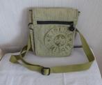Kipling tweekleurige gevoerde schoudertas (vintage faded), Ophalen of Verzenden, Gebruikt, Overige kleuren, Kipling