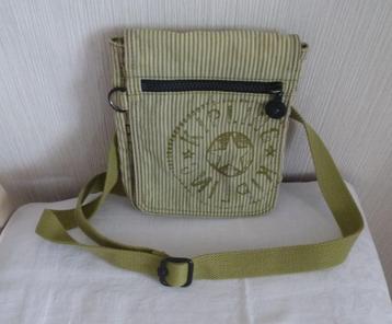 Kipling tweekleurige gevoerde schoudertas (vintage faded) beschikbaar voor biedingen