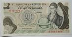 Colombia  20 Pesos Oro  1983, Postzegels en Munten, Bankbiljetten | Amerika, Zuid-Amerika, Verzenden