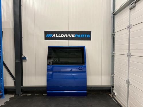 Volkswagen Transporter T6 Schuifdeur rechts blauw 7E0843108B, Auto-onderdelen, Carrosserie, Deur, Volkswagen, Rechts, Gebruikt