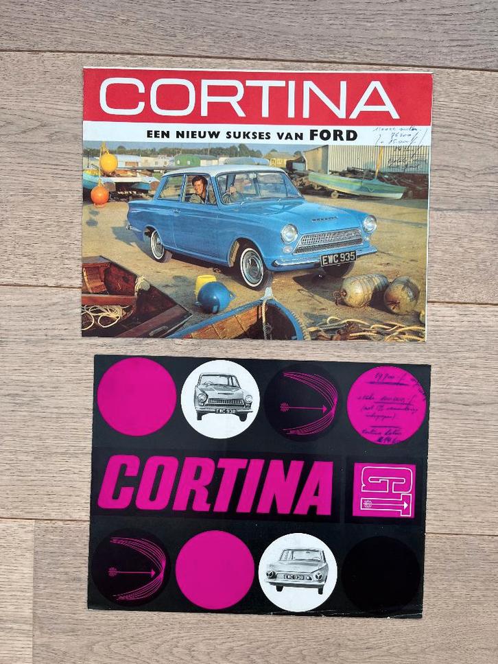 DÉPLIANTS FORD CORTINA CONSUL, Livres, Autos | Brochures & Magazines, Ford, Enlèvement ou Envoi