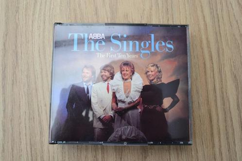 dubbel cd Abba the singles the first ten years, Cd's en Dvd's, Cd's | Pop, Zo goed als nieuw, 1960 tot 1980, Ophalen of Verzenden