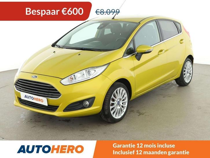 Ford Fiesta 1.0 EcoBoost Titanium (bj 2015), Auto's, Ford, Te koop, Fiësta, ABS, Airbags, Airconditioning, Bluetooth, Boordcomputer