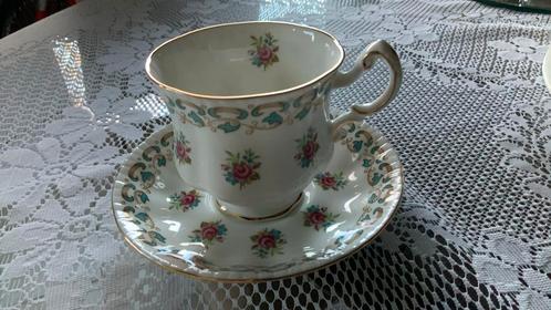 Heren [grote] kop en schotel, Royal Adderley., Antiek en Kunst, Antiek | Servies los, Ophalen of Verzenden