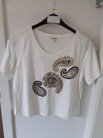 MAYERLINE Ecru T-shirt met print  Maat: 1 L = 46 Prijs: € 4, Chemise ou Top, Beige, Mayerline, Porté