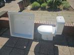 Douchebak 90x90 met staand toilet, Doe-het-zelf en Bouw, Sanitair, Ophalen, Gebruikt, Toilet