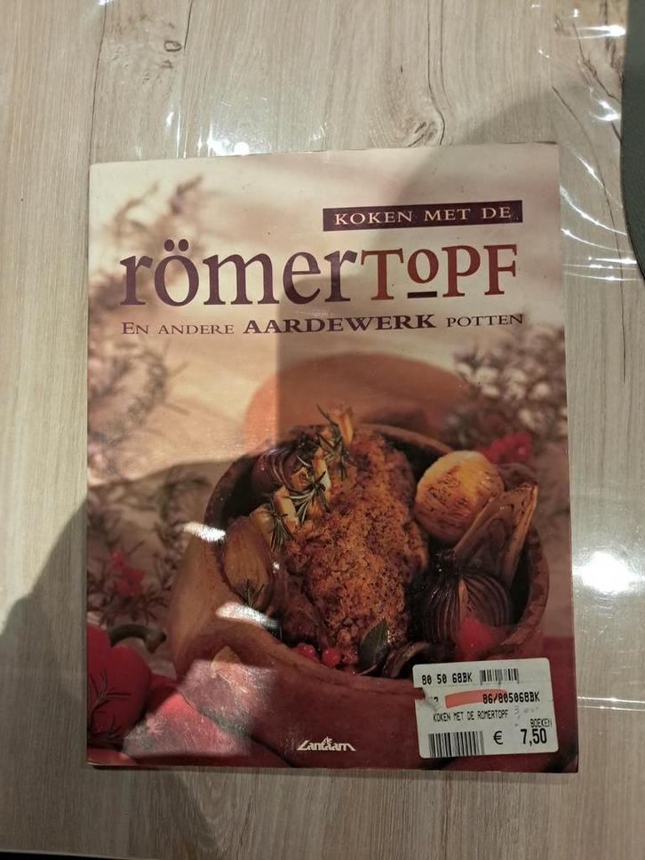 Koken met de Romertopf en andere aardewerk potten, Boeken, Kookboeken, Ophalen of Verzenden