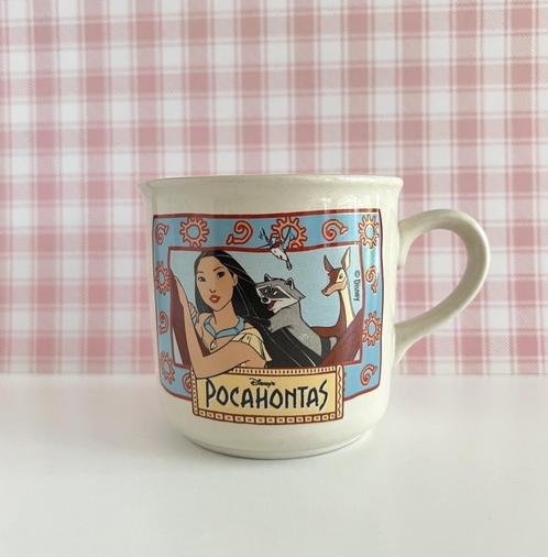 Tasse Pocahontas - Disney, Verzamelen, Disney, Gebruikt, Servies, Pocahontas of Kl. Zeemeermin, Ophalen of Verzenden