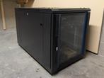 Serverkast 12U, Computers en Software, Ophalen, Gebruikt, Glas, Plaatstaal