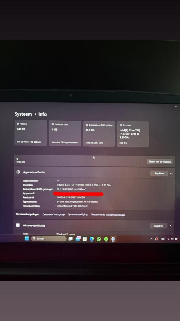 msi gaming laptop GF63 8RC, Computers en Software, Audio-software, Zo goed als nieuw, Windows, Ophalen of Verzenden