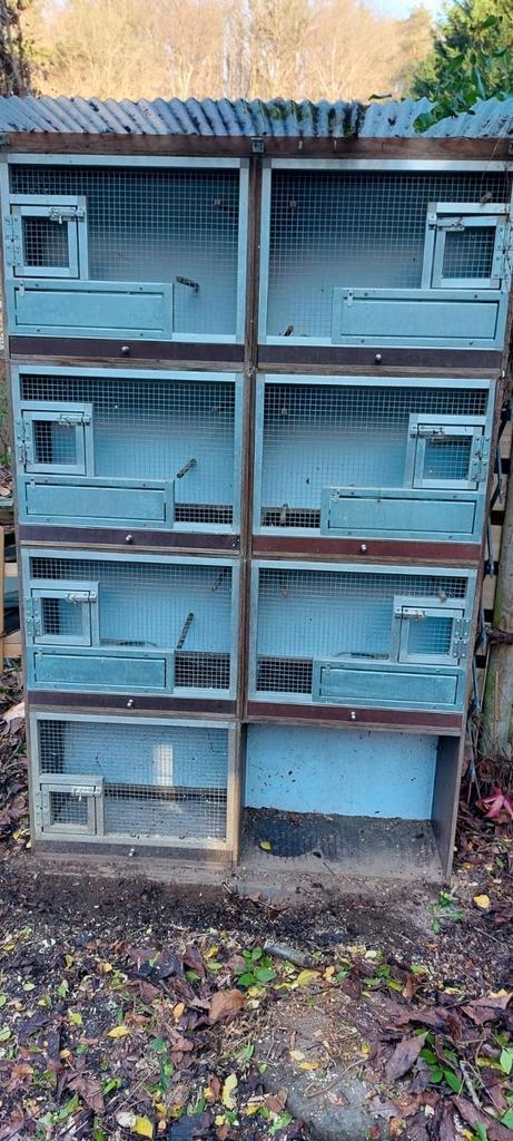 7 kweekkooien, Animaux & Accessoires, Oiseaux | Cages & Volières, Comme neuf, Aluminium, Enlèvement