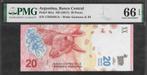 Argentinië - 20 Pesos 2017 - Pick 361a - PMG 66 EPQ, Ophalen of Verzenden, Zuid-Amerika, Los biljet