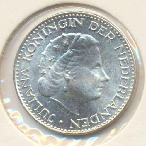 Nederland 1 Gulden Juliana zilver (willekeurig jaartal), Postzegels en Munten, Edelmetalen en Baren, Zilver, Ophalen of Verzenden