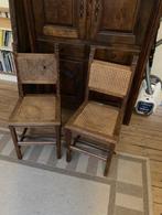 Stoelen, Huis en Inrichting, Stoelen, Ophalen, Gebruikt, Twee, Bruin