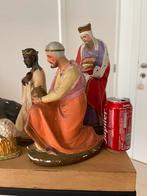 Mooie antieke beelden kerststal, Ophalen, Gebruikt, Mens