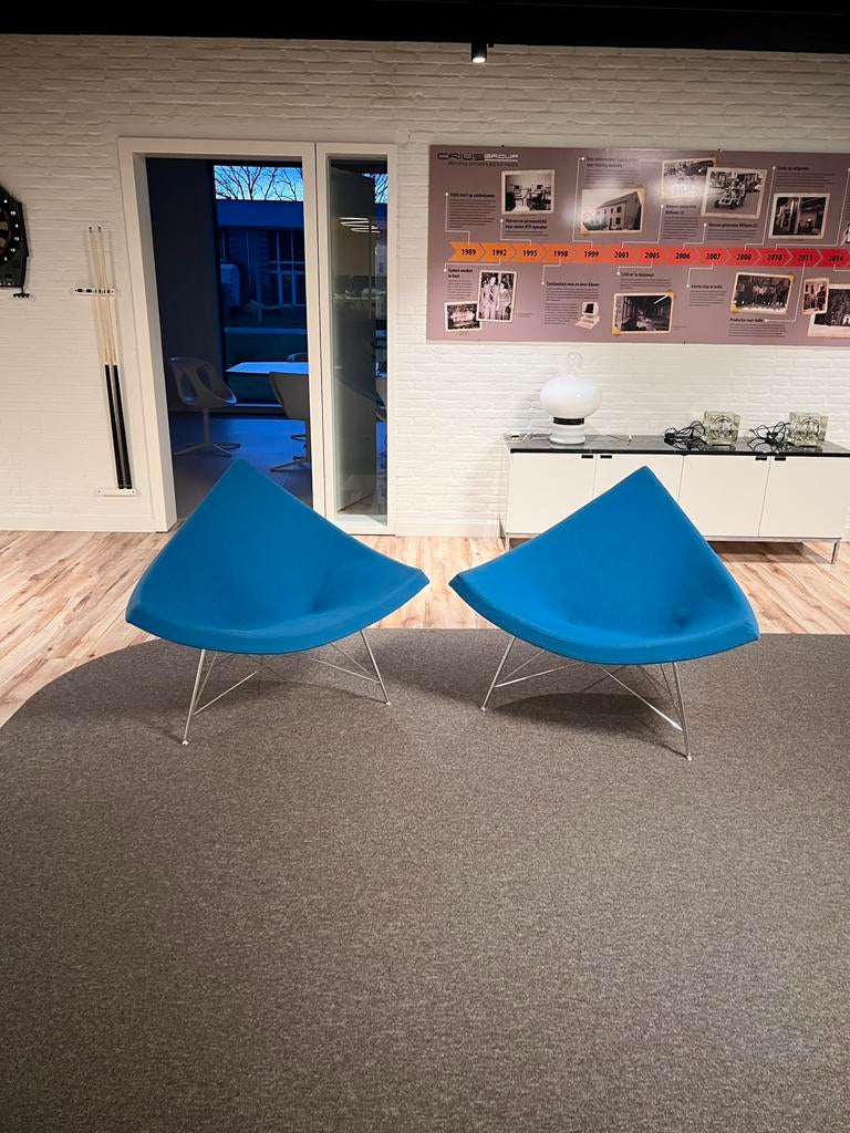 2x Vitra Coconut Chair, Maison & Meubles, Canapés | Sofas & Chaises Longues, Utilisé, Une personne, Moins de 150 cm, 100 à 125 cm