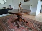 Echte antieke ronde Louis Philippe tafel in notelaar, Antiek en Kunst, Ophalen