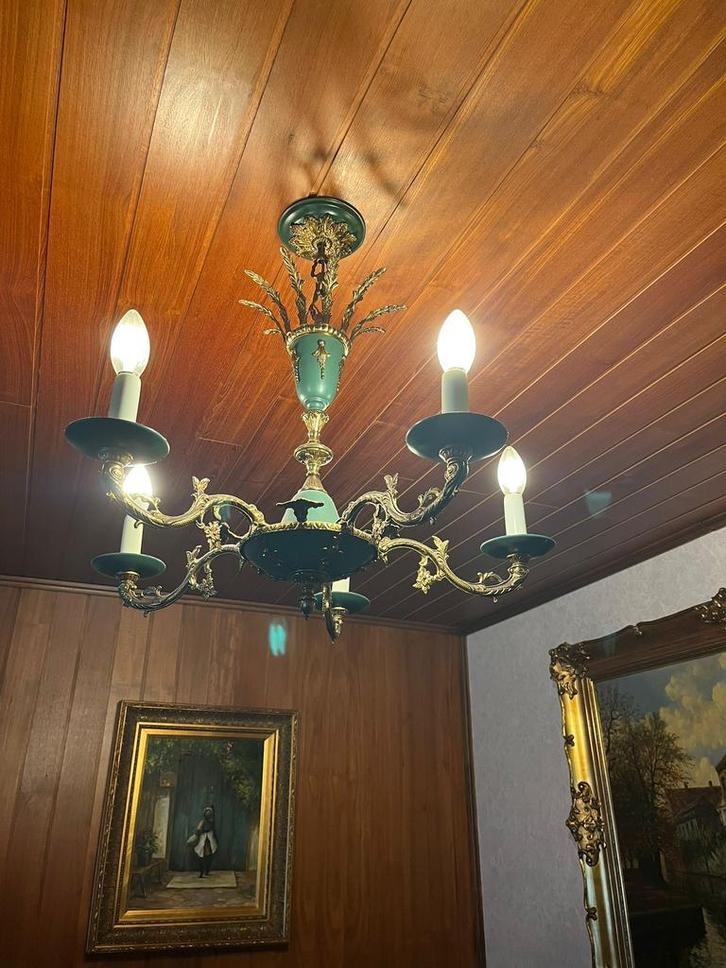 Antieke kroonluchter, Antiek en Kunst, Antiek | Verlichting, Ophalen