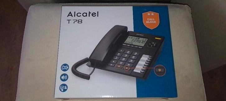 Téléphone fixe Alcatel T78 avec call block, Télécoms, Téléphones fixes | Filaires, Utilisé, Enlèvement ou Envoi