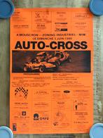 Affiche Autocross Mouscron 1990, Enlèvement ou Envoi, Comme neuf