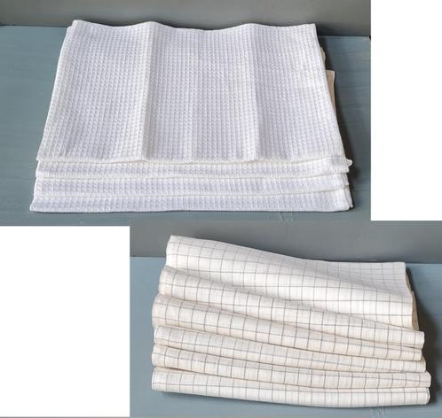 100% linnen keuken handdoeken - theedoeken, Huis en Inrichting, Keuken | Textiel, Nieuw, Theedoek of Handdoek, Wit, Ophalen of Verzenden
