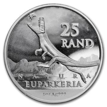 2019 S. Africa - Archosauria Euparkeria - 1 oz silver bliste beschikbaar voor biedingen