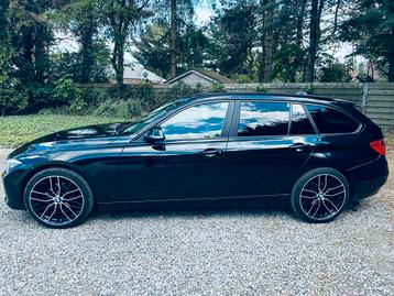 Bmw 316d 2013 170000km, Auto's, BMW, Euro 5, Stof, Zwart, Bruin
