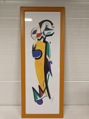 A5799 Alfred Gockel Yellow Penguin Limited Print beschikbaar voor biedingen