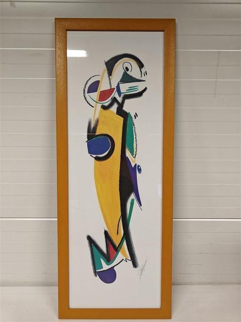 A5799 Alfred Gockel Yellow Penguin Limited Print, Antiek en Kunst, Kunst | Litho's en Zeefdrukken, Ophalen of Verzenden