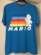 Super Mario T-shirt maat M, Gedragen, Blauw, Maat 48/50 (M), SUPER MARIO