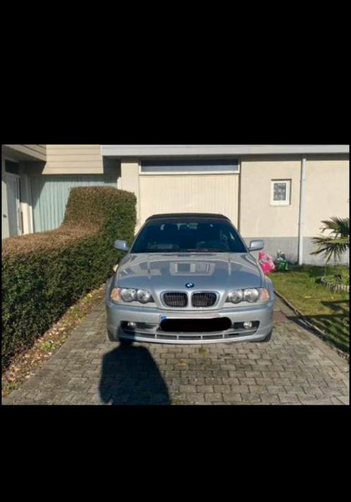 Zeer mooie bmw te koop!, Autos, BMW, Particulier, Série 3, Radio, Essence, Cabriolet, 3 portes, Argent ou Gris, Noir, Cuir, Enlèvement