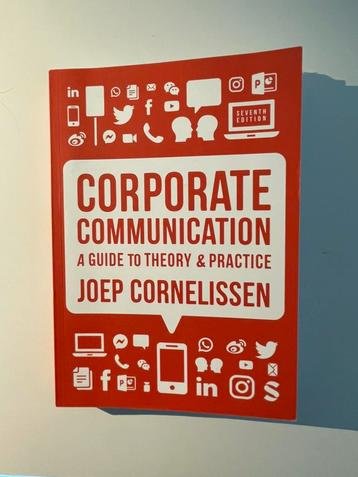 Handboek Corporate communication, Joep Cornelissen beschikbaar voor biedingen