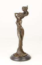 Jugendstil , kandelaar brons, Huis en Inrichting, Ophalen of Verzenden, Nieuw, Kandelaar